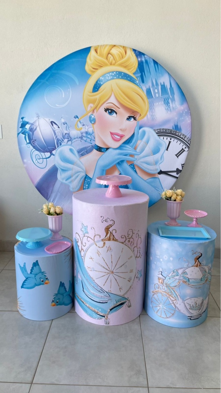Kit P Cinderela Com Balão - labeladecor
