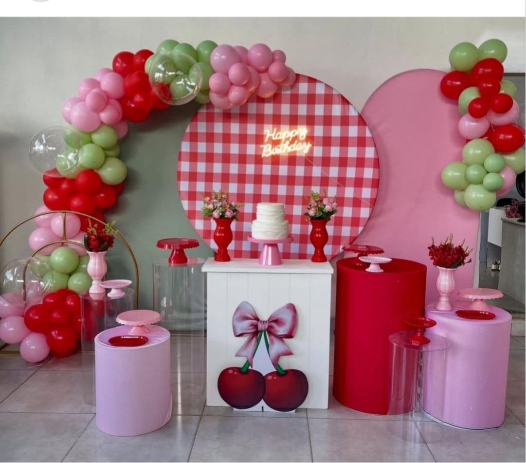 Kit G1 Cerejinha Com Balão - labeladecor
