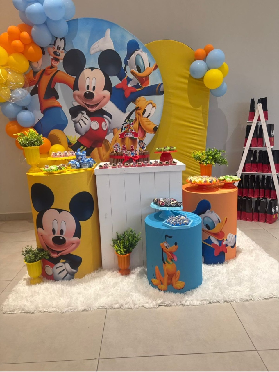 Kit Gg Turma Do Mickey - labeladecor