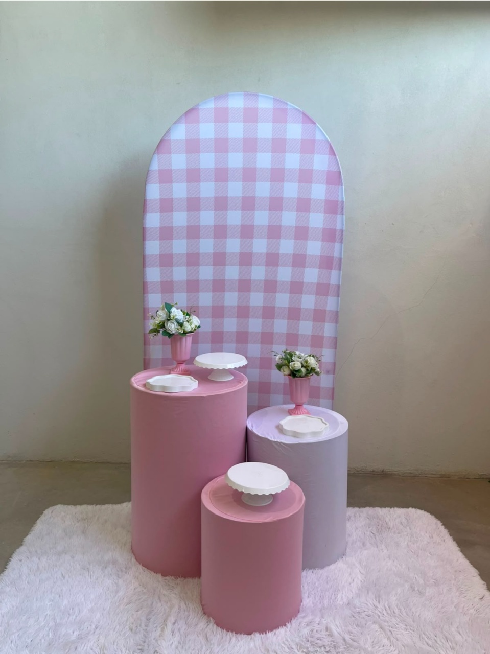 Kit P Painel Romano Xadrez - labeladecor