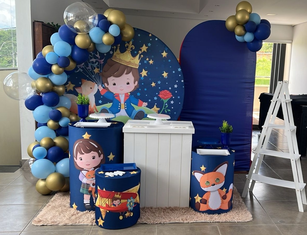 Kit Gg Pequeno Príncipe Com Balão - labeladecor