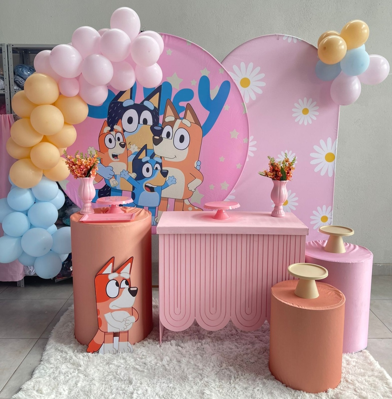 Kit G Blue Com Balão - labeladecor