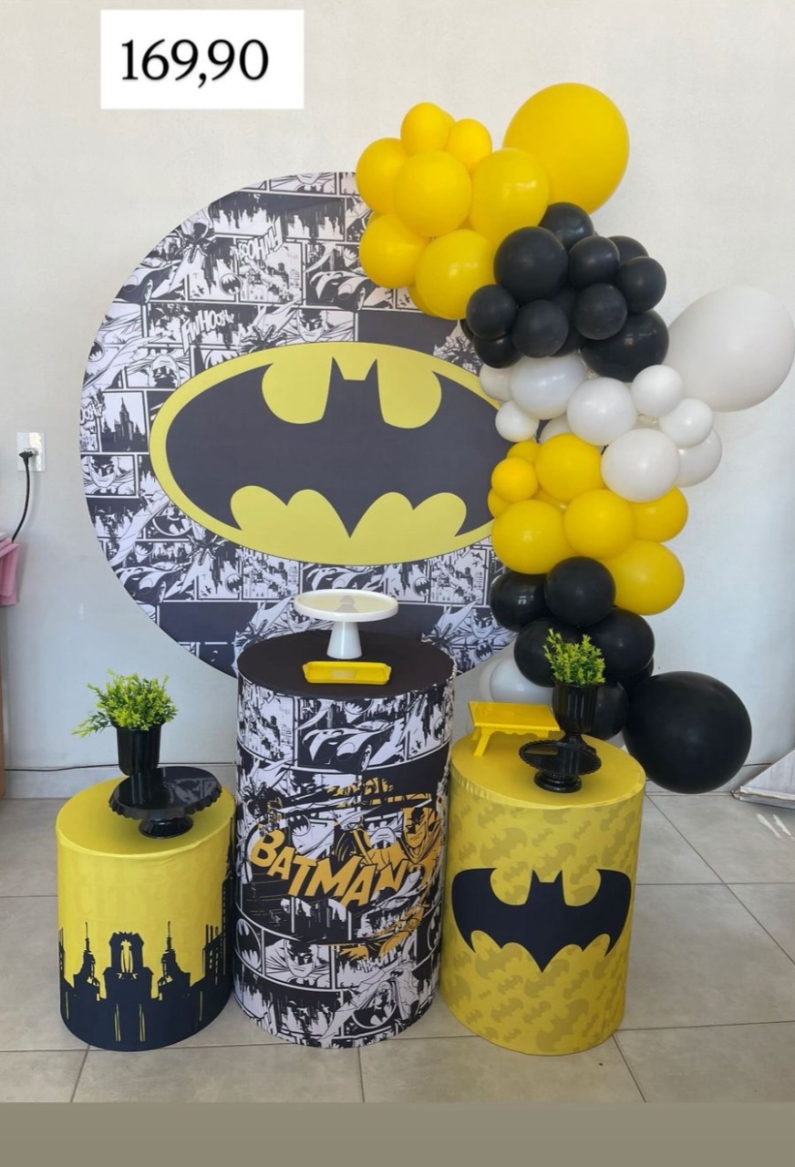  Kit P Batman Com Balão - labeladecor