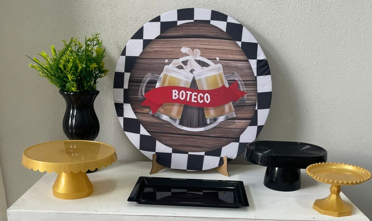 Kit Mesa P - Boteco - labeladecor