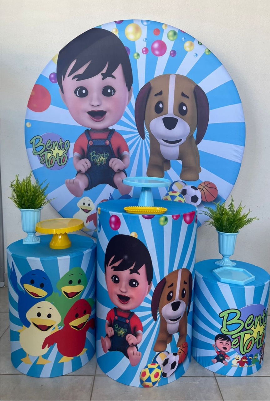 Kit P Bento E Totó Com Balão - labeladecor