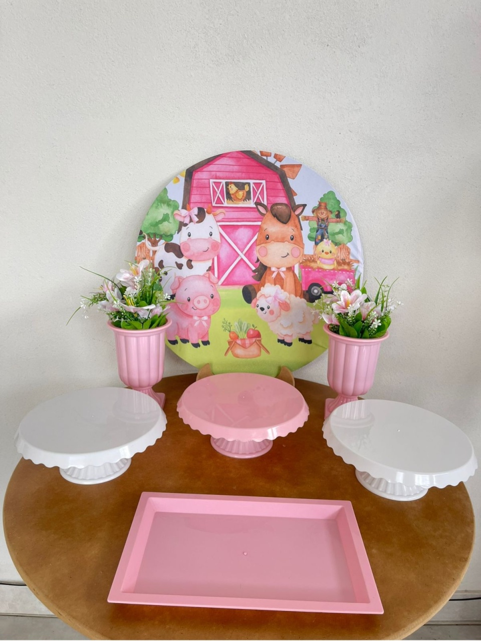 Kit Mesa Fazendinha Menina - labeladecor