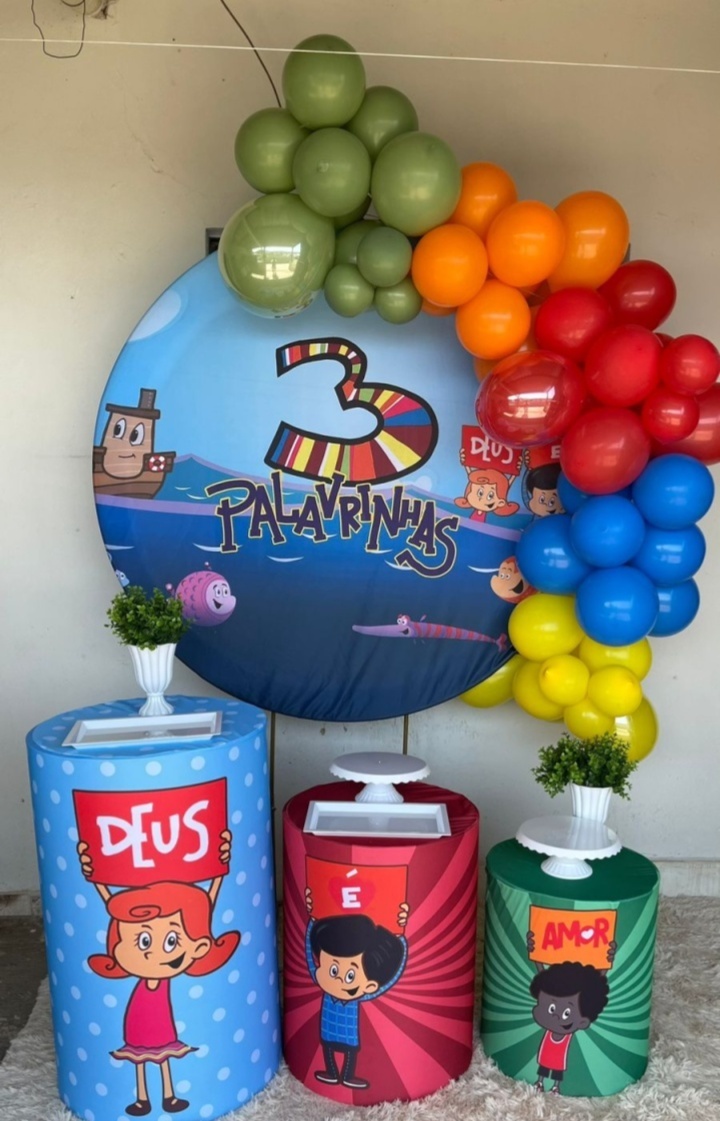 Kit P 3 Palavrinhas  Com Balão  - labeladecor