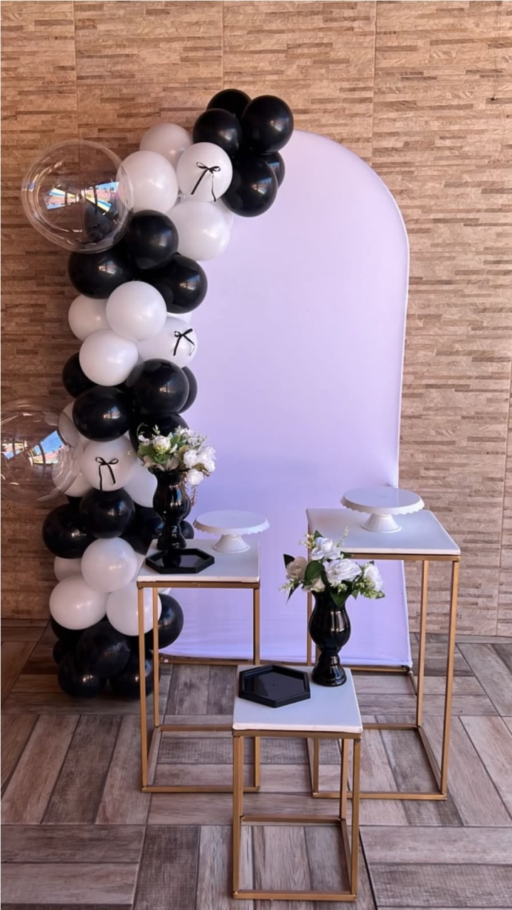 Kit P Romano Preto Com Branco - labeladecor
