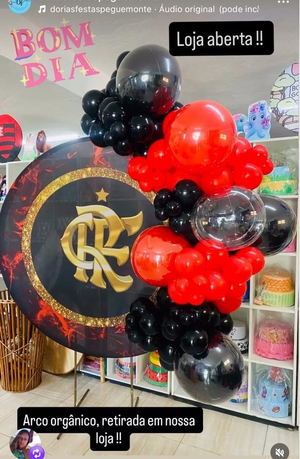 Arco Orgânico ( Retirada Em Loja )  - @doriasfestaspeguemonte