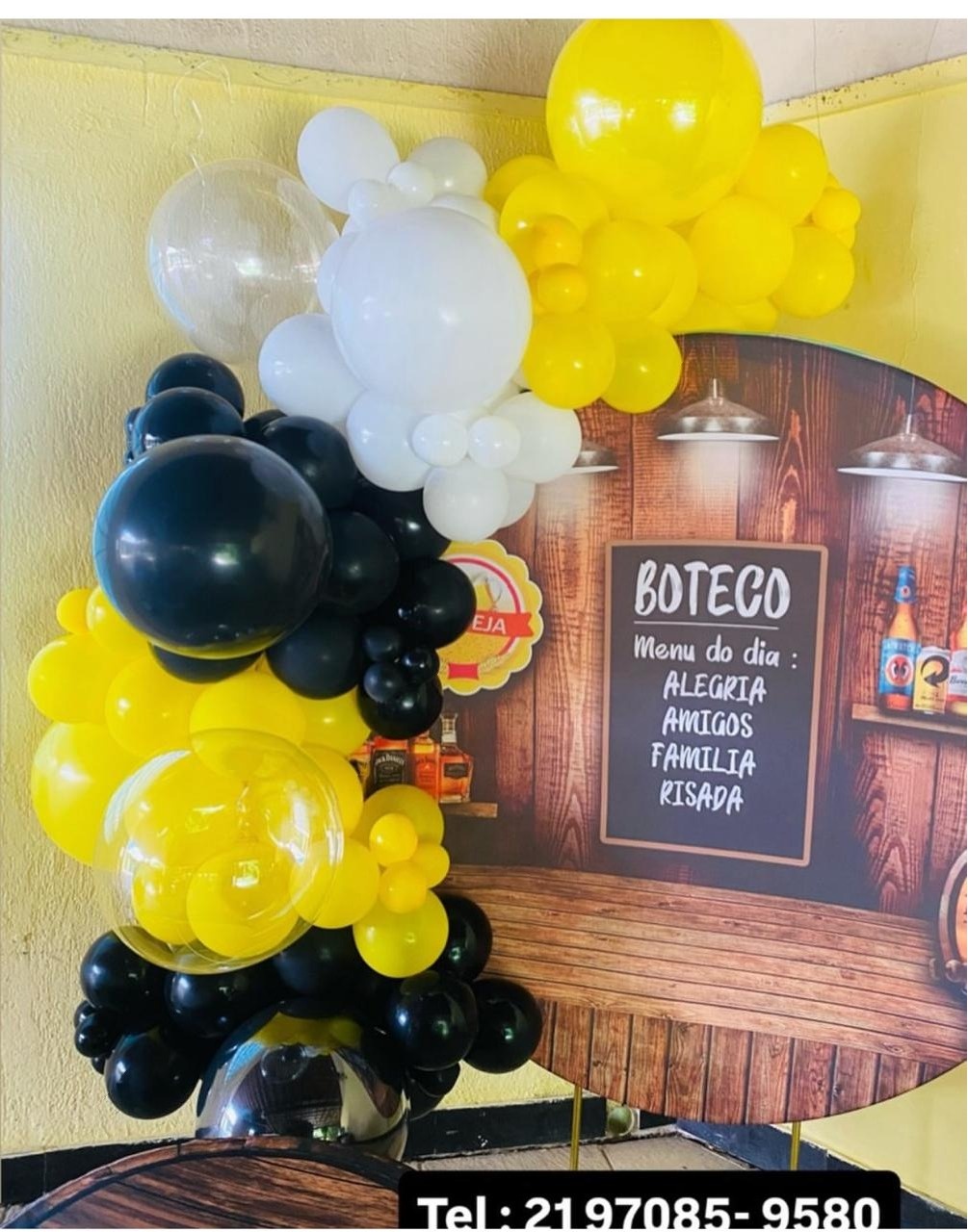 Arco de Bolas ( Orgânico Retirada Na Loja )  - @doriasfestaspeguemonte