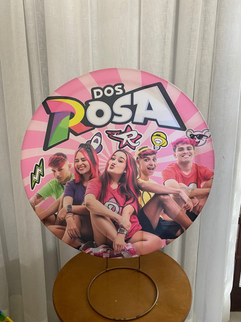 Painel dos Rosas - Balões decor