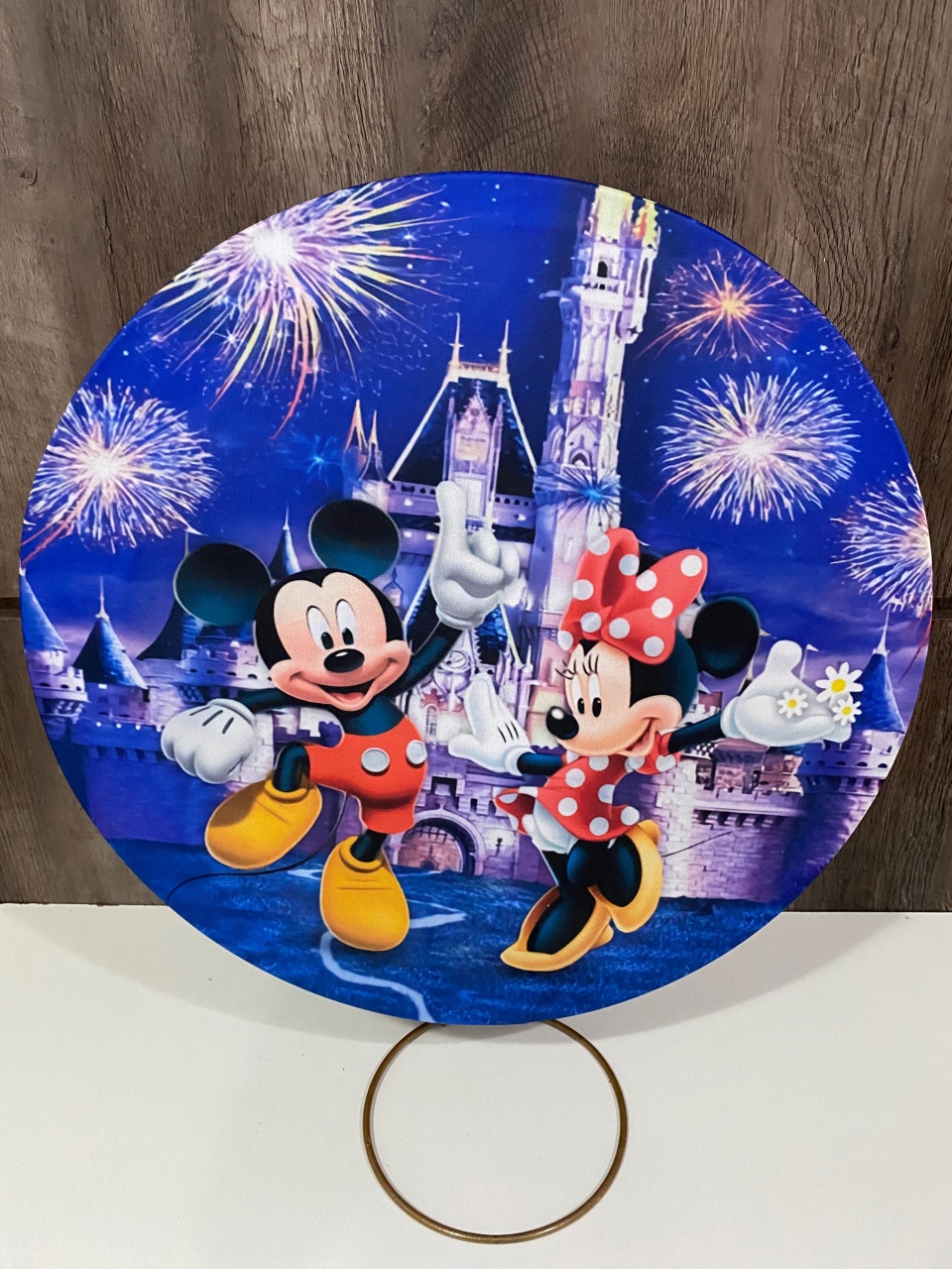 Painel Mickey E Minnie Mouse - Balões decor