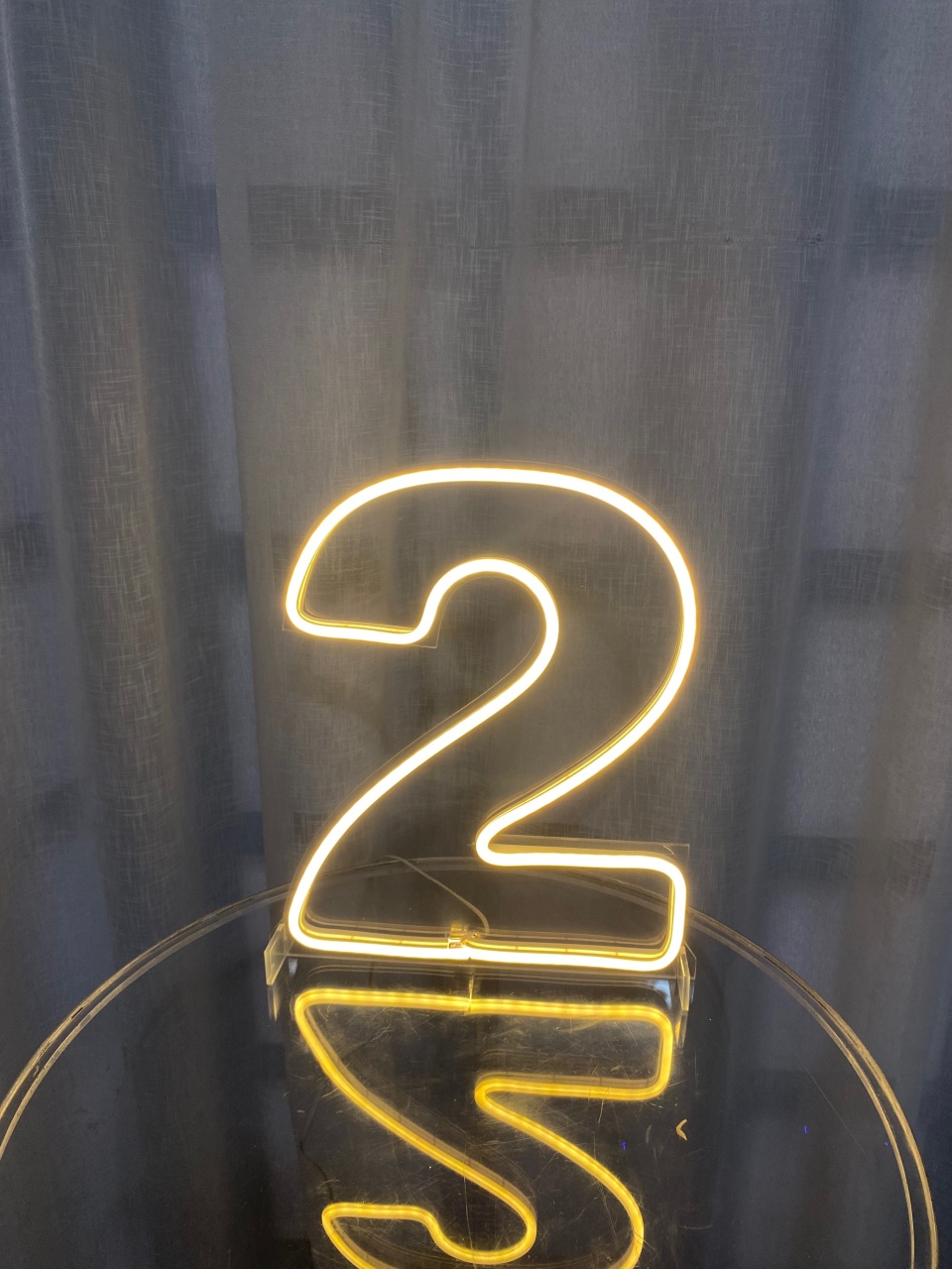 Led Número 2 - Balões decor