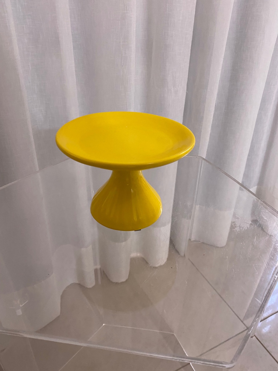 Bandeja Baixa Amarelo Vivo - Balões decor