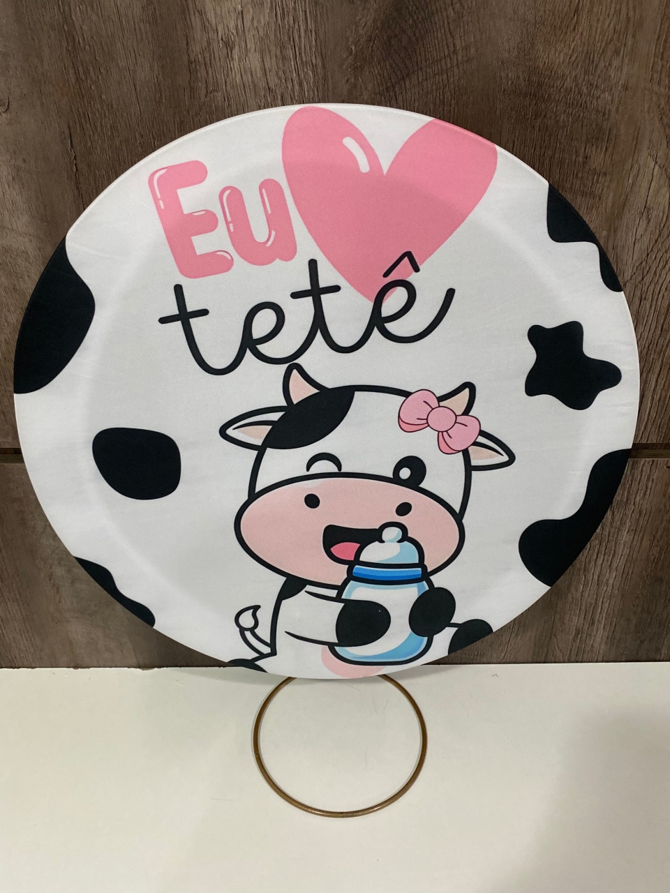Painel Eu Amo Tetê - Balões decor