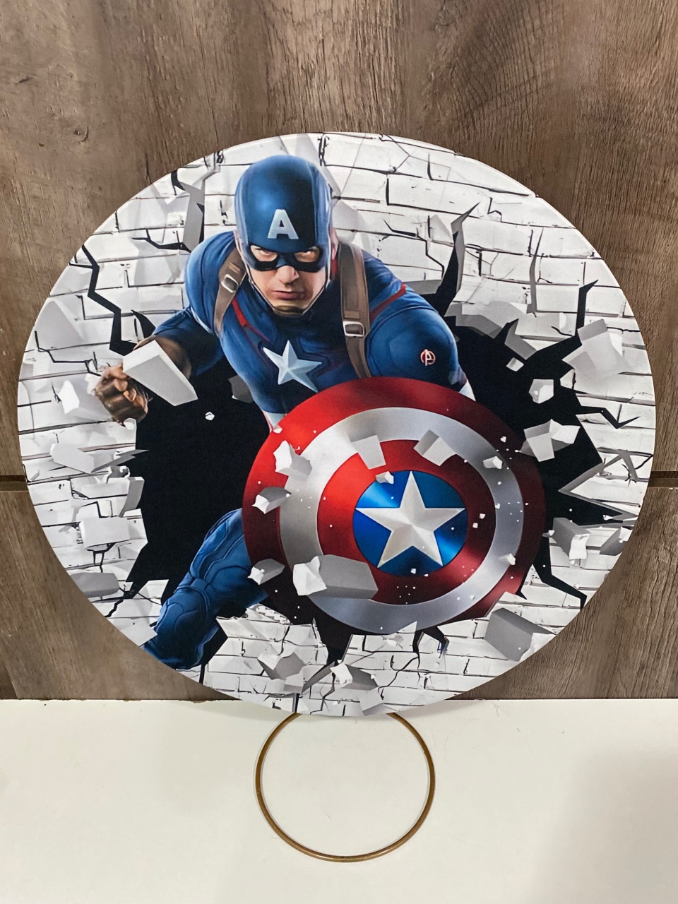 Painel Capitão América - Balões decor