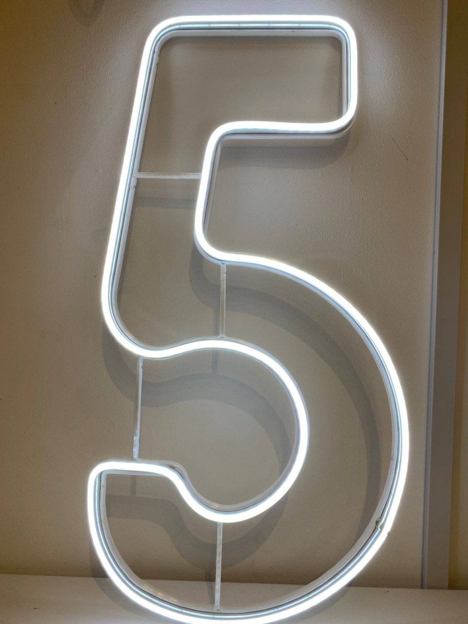 Numero Led 5 Frio - Balões decor