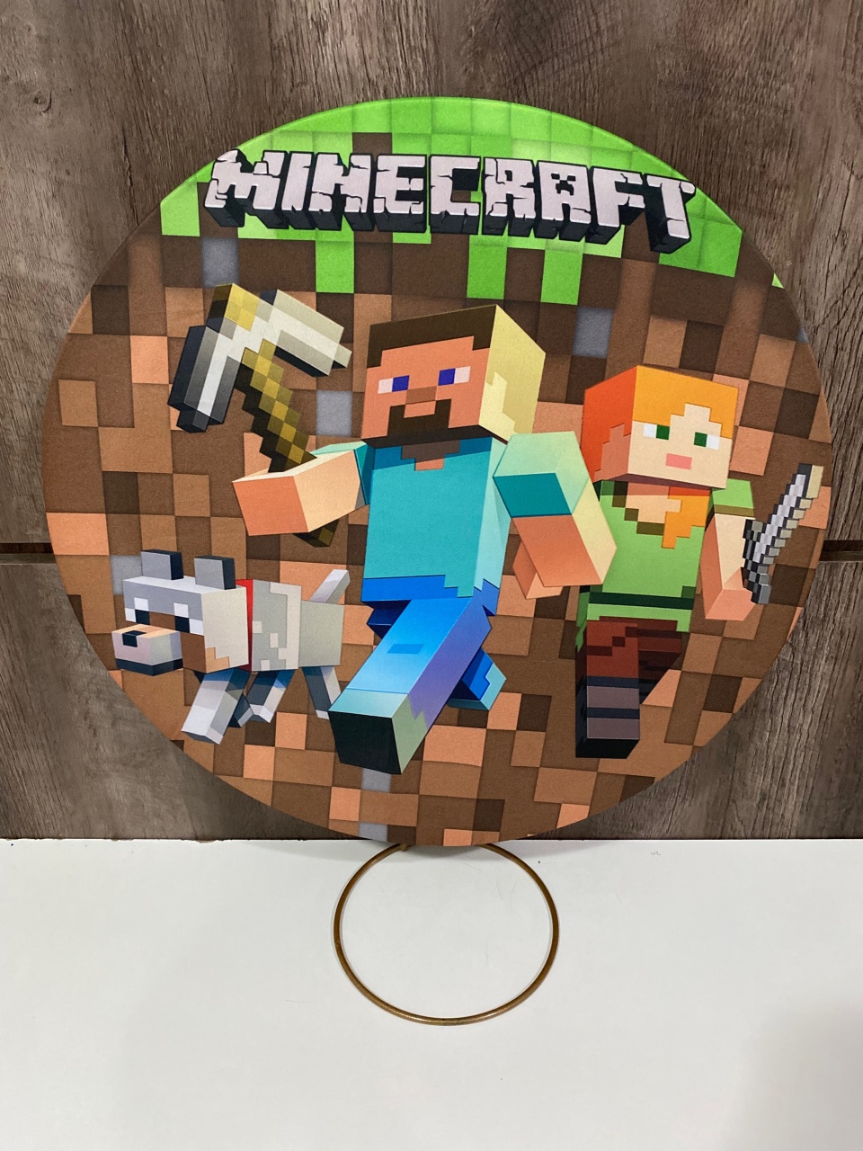Painel Minecraft - Balões decor
