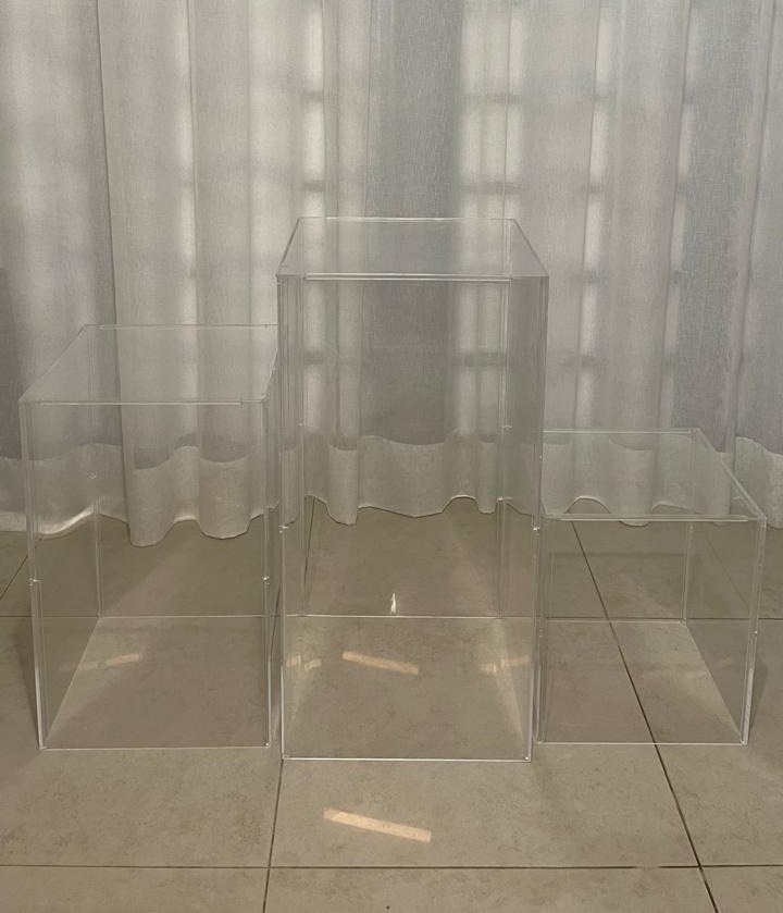 Trio Cilindro Cubo - Balões decor