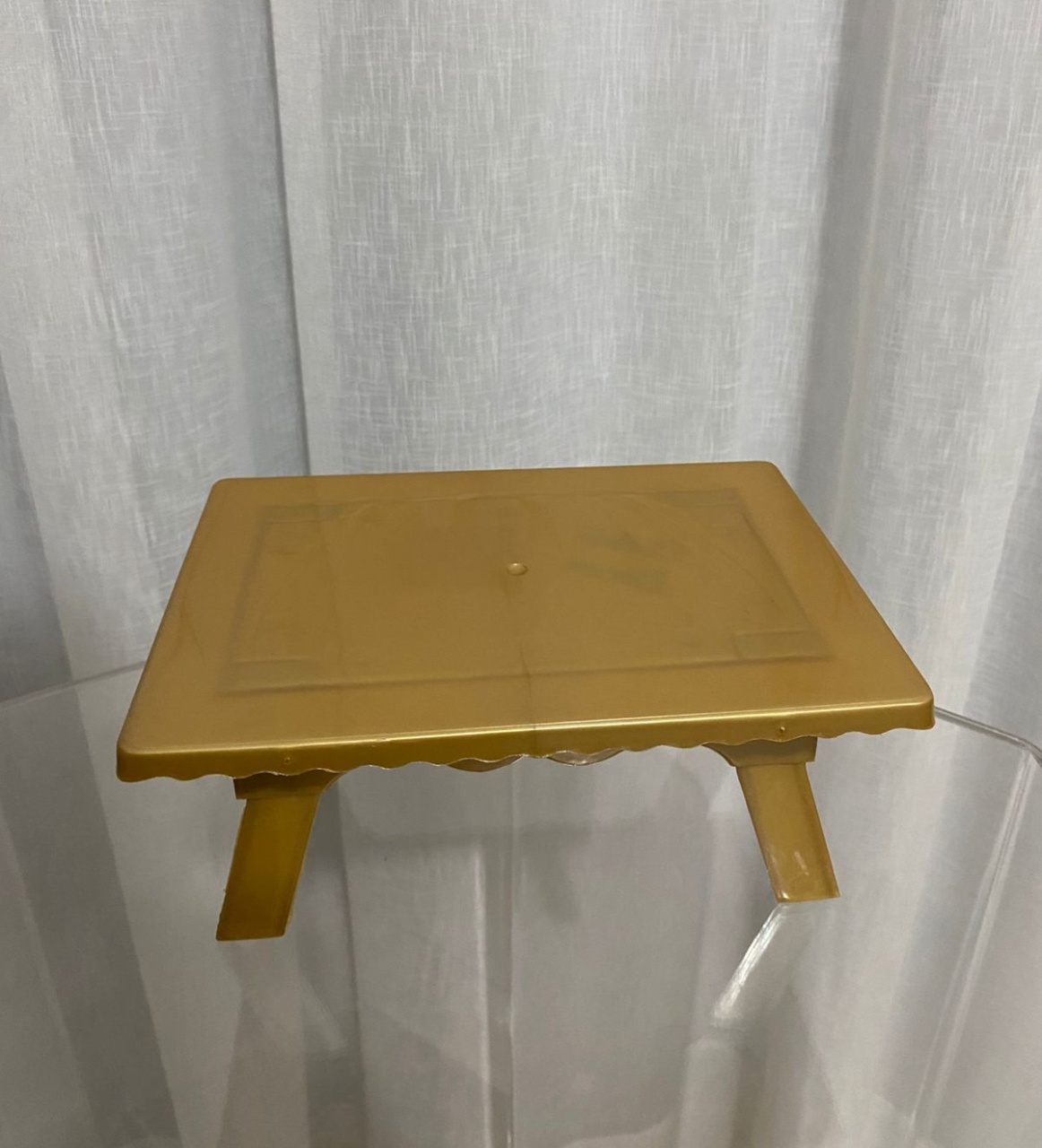 Bandeja Alta Dourada - Balões decor
