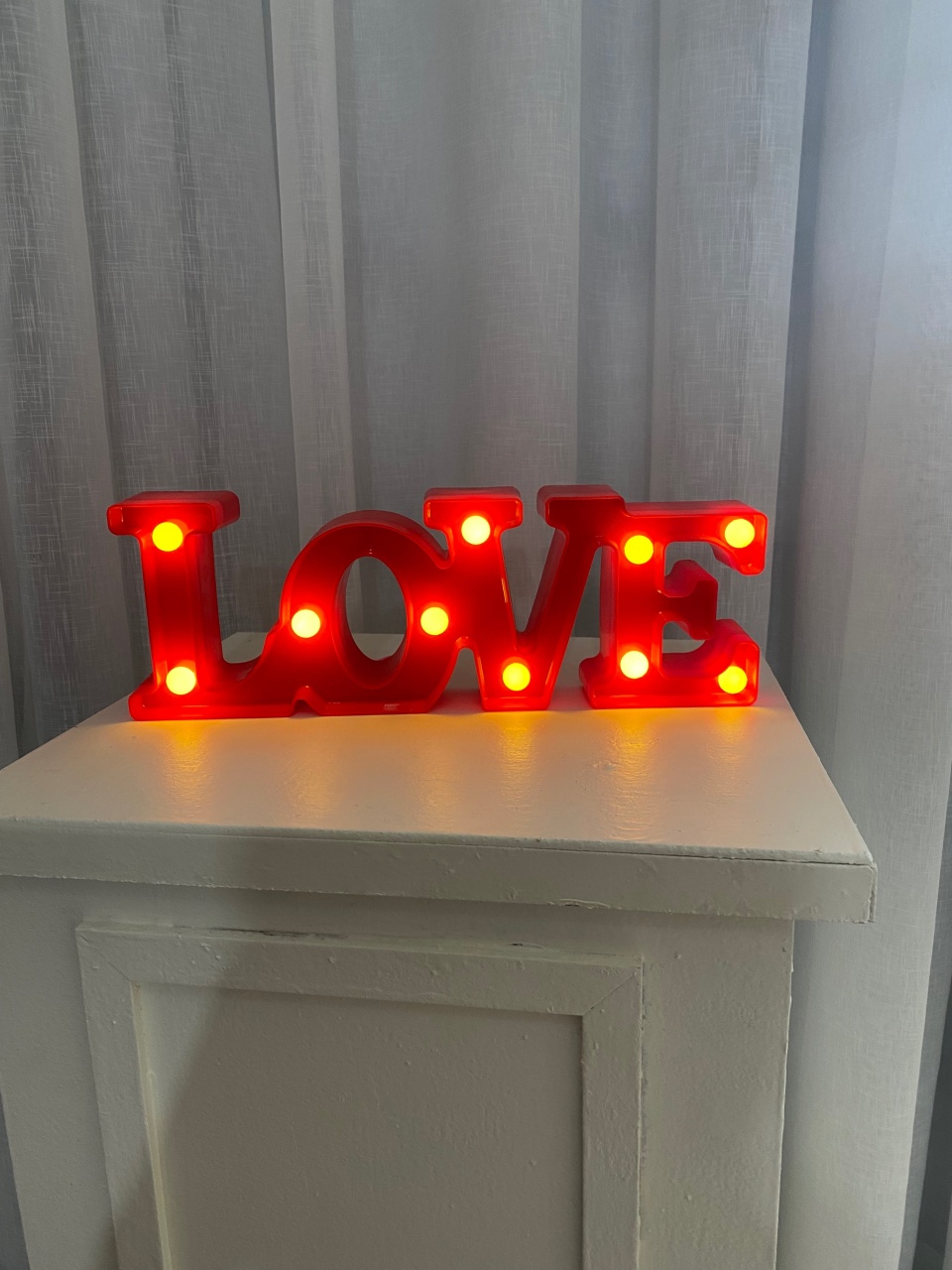 Led Love Vermelho  - Balões decor
