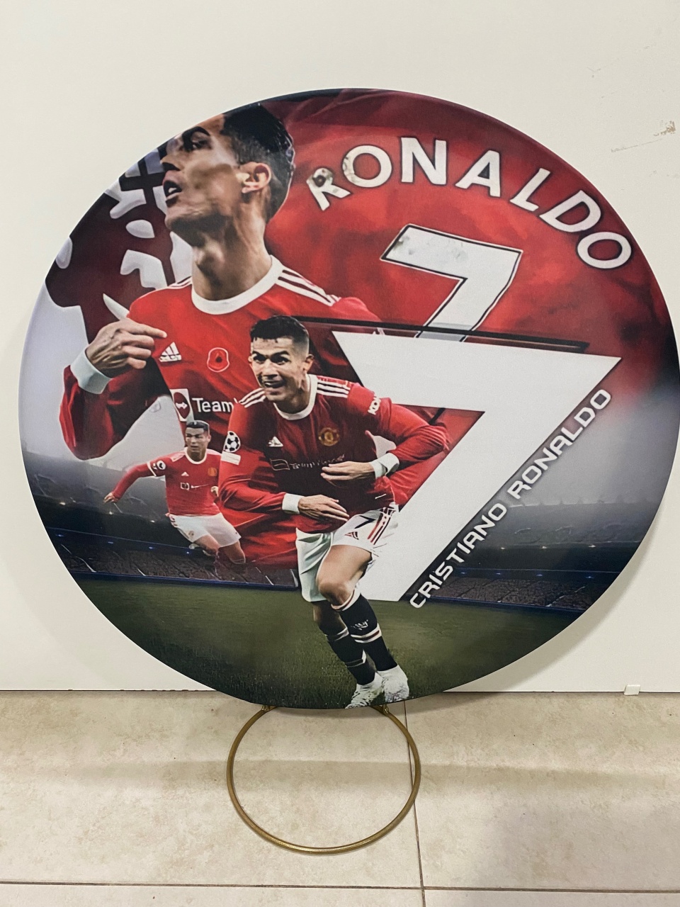 Painel Cristiano Ronaldo  - Balões decor