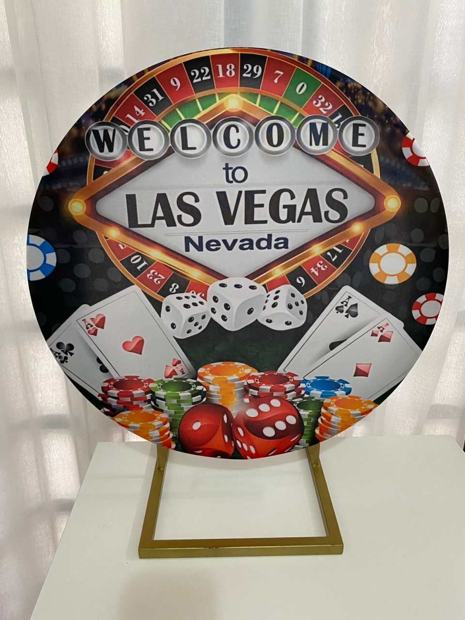 Painel Las Vegas - Balões decor