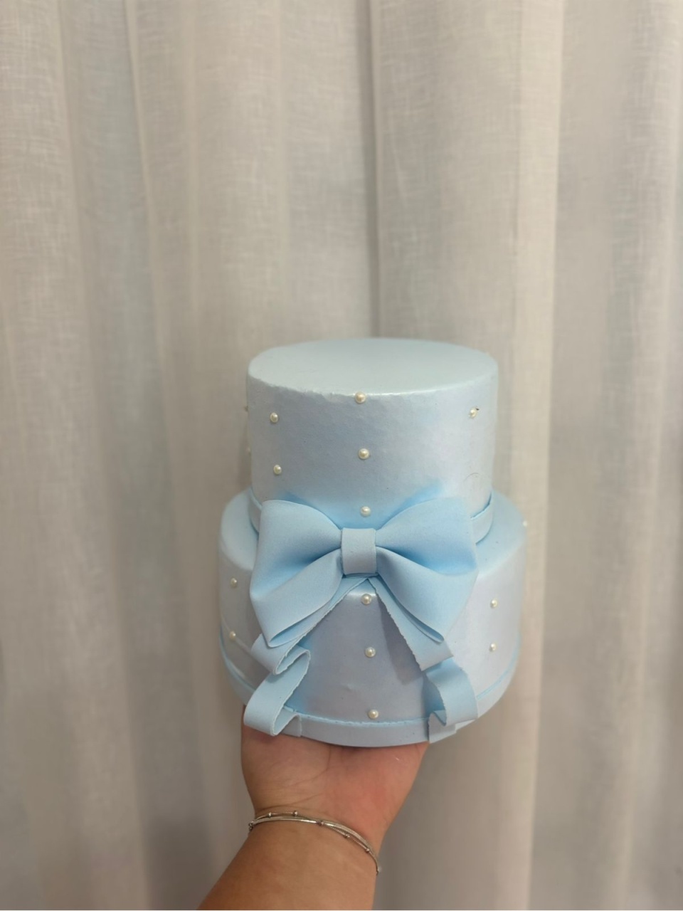Bolo Azul - Balões decor