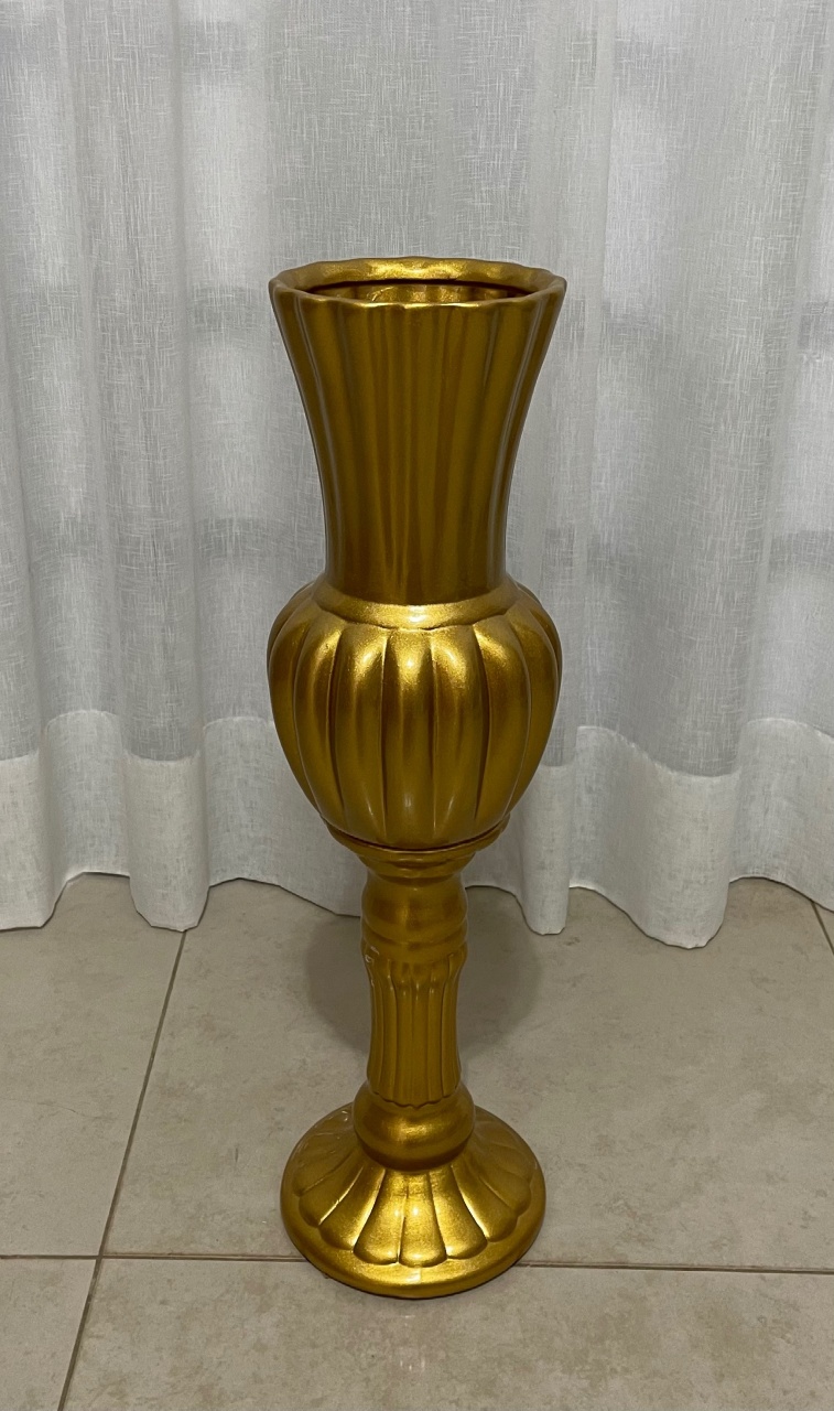 Jarro Imperial Grande Dourado de Cêramica  - Balões decor