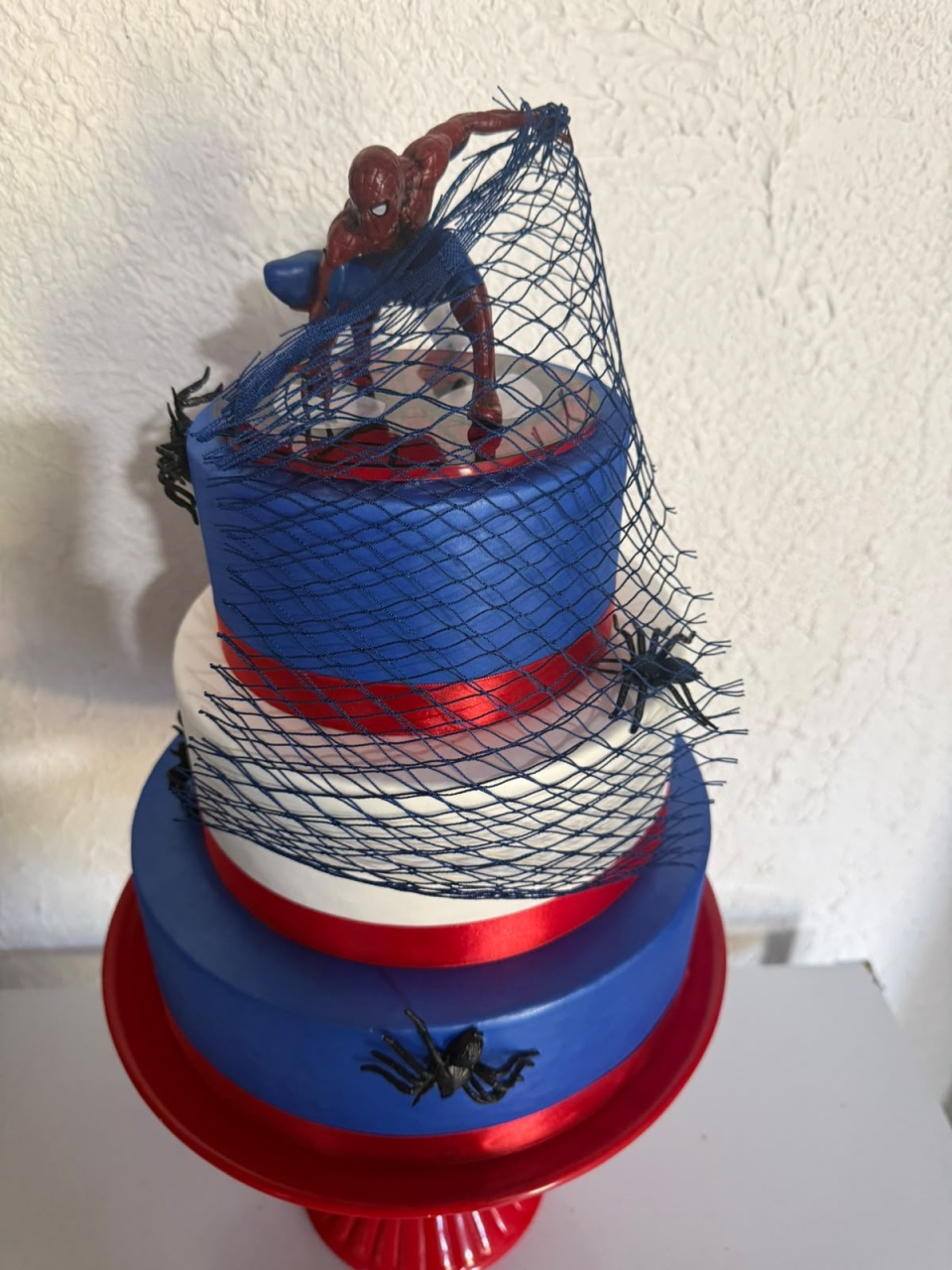 Bolo Homem Aranha - Balões decor