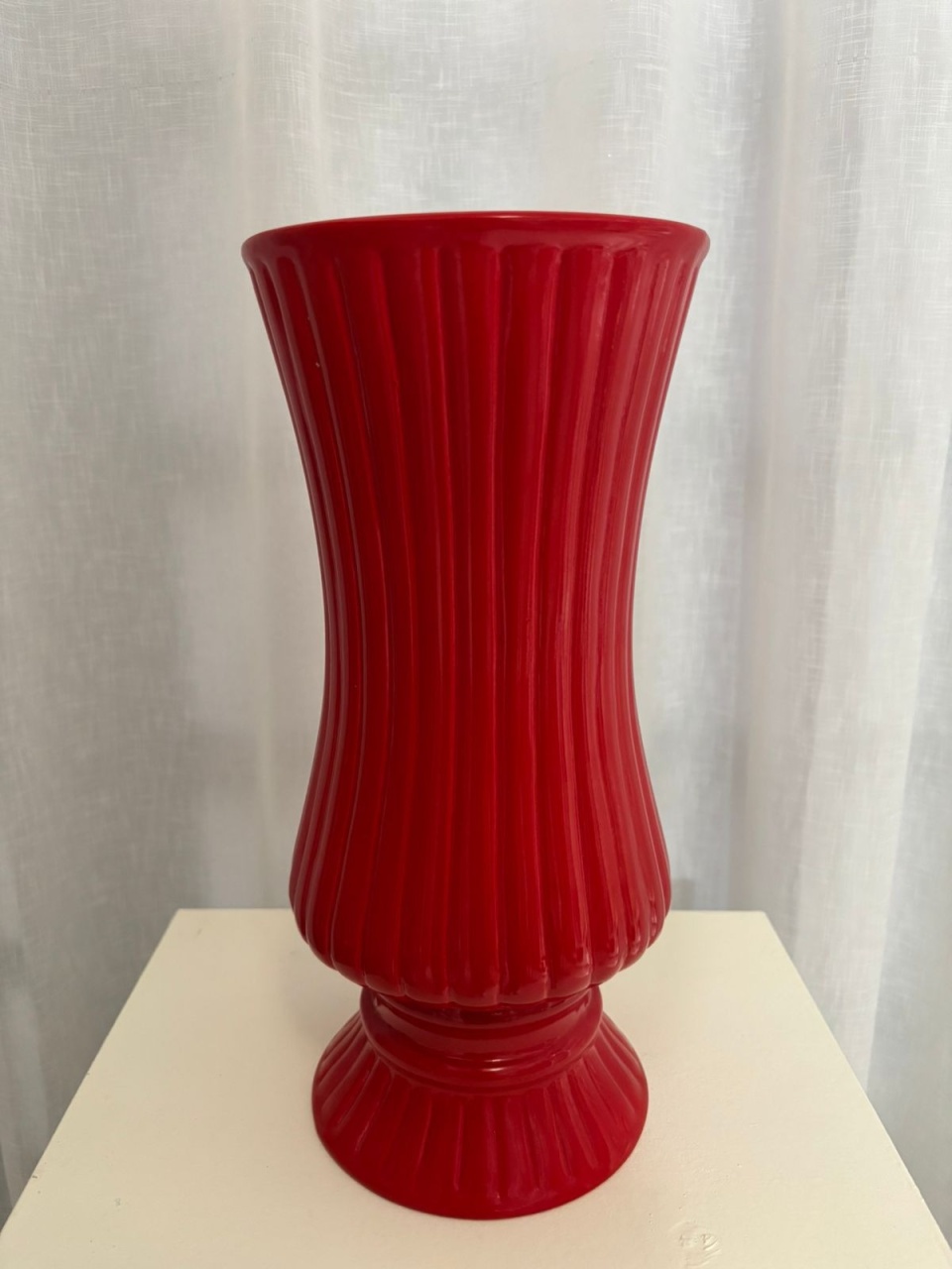 Jarro de Ceramica Vermelho - Balões decor