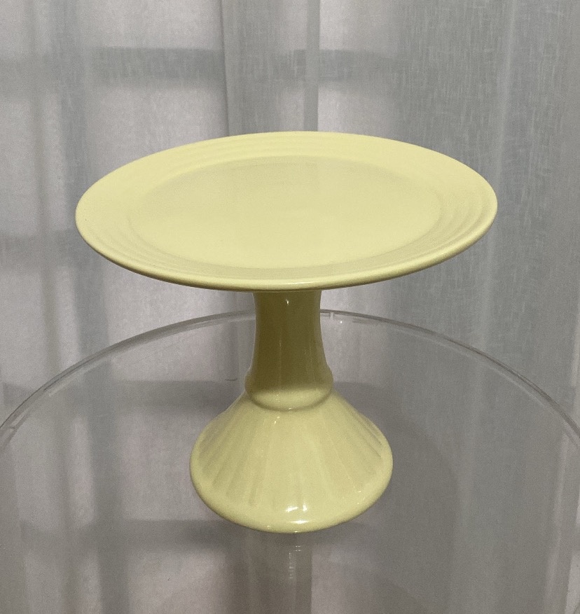 Boleira Amarelo Candy de Cerâmica  - Balões decor