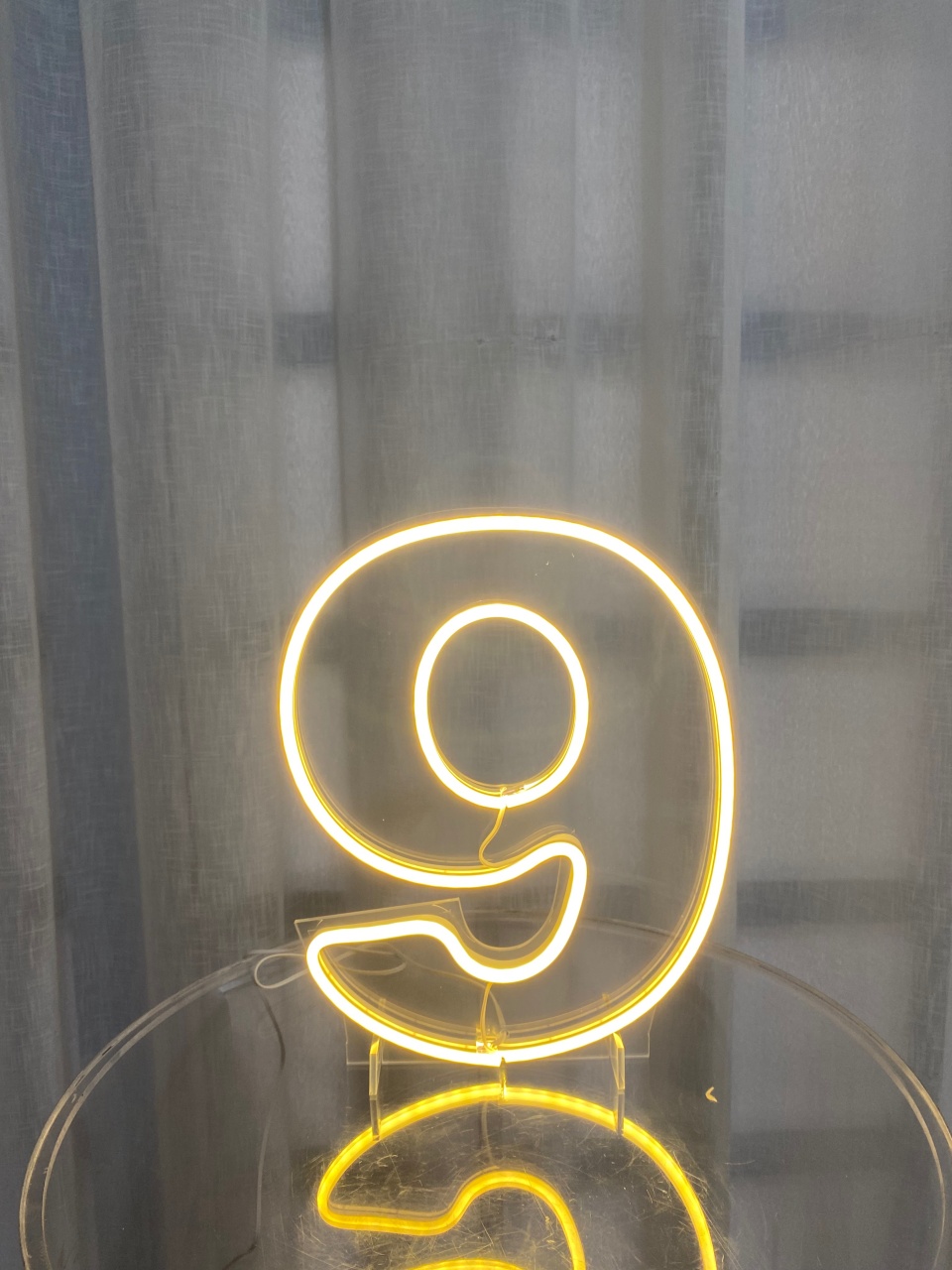 Led Número 9 - Balões decor