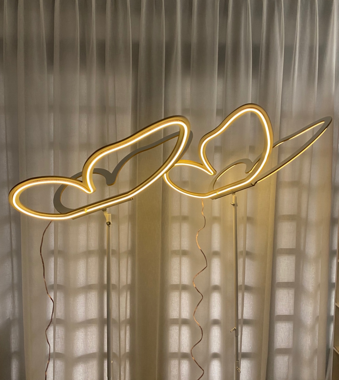 Borboletas Led de Mdf - Balões decor