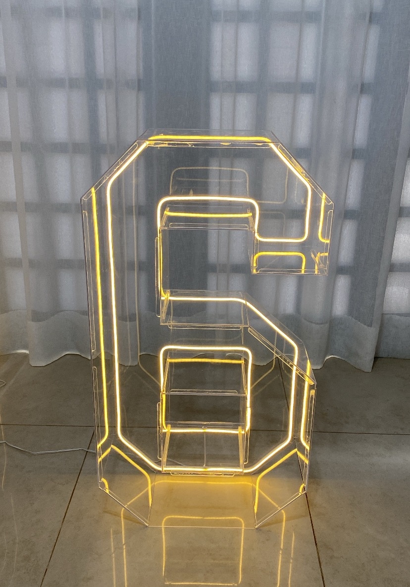 Número 6 de Acrílico  - Balões decor