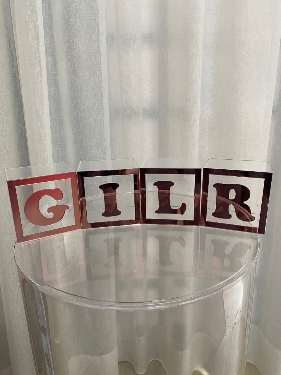 Bloco Girl Acrílico - Balões decor