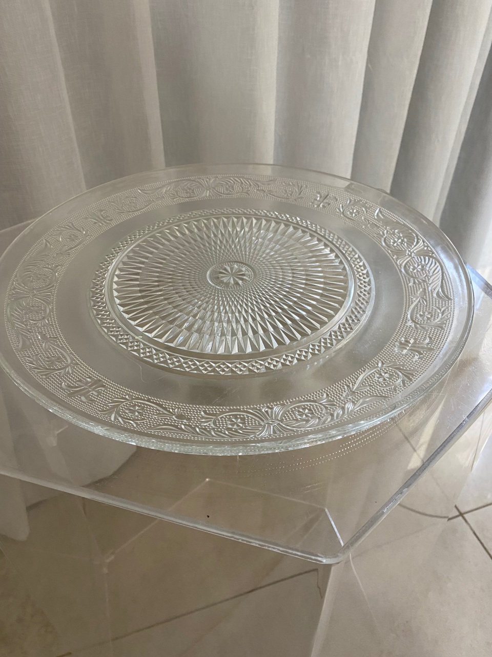 Bandeja Rasa de Vidro - Balões decor