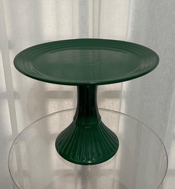 Boleira Verde de Cerâmica  - Balões decor