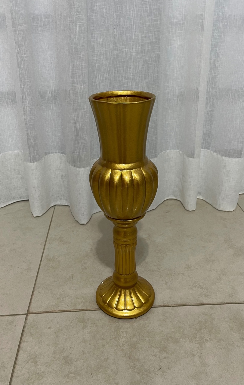 Jarro Imperial Pequeno Dourado de Cêramica  - Balões decor