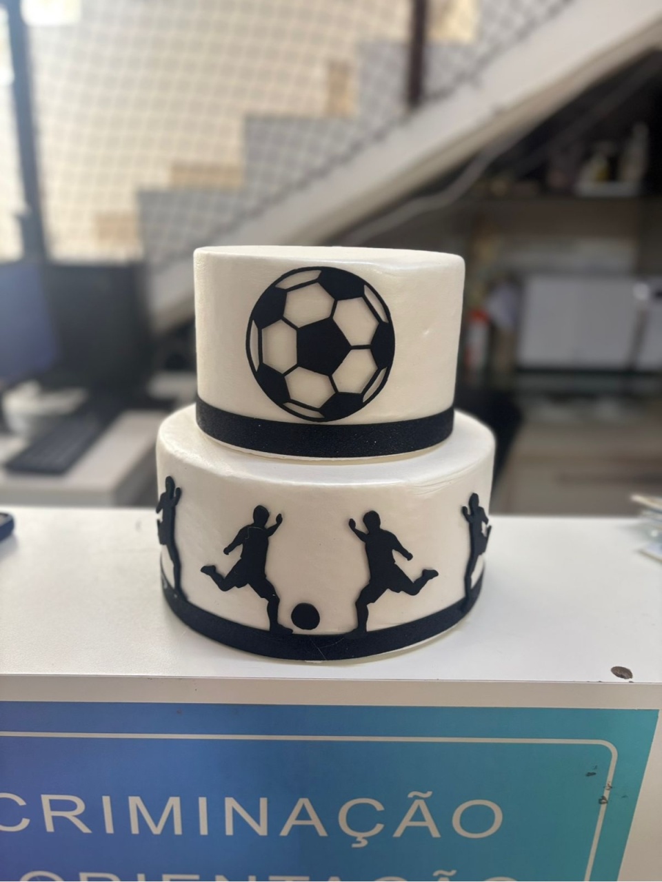 Bolo de Futbol  - Balões decor