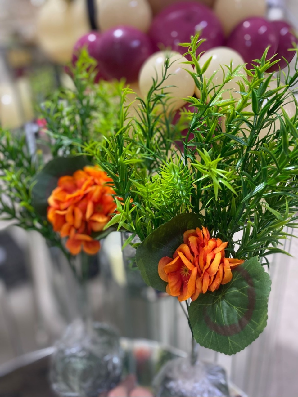 Flor Laranja - Balões decor