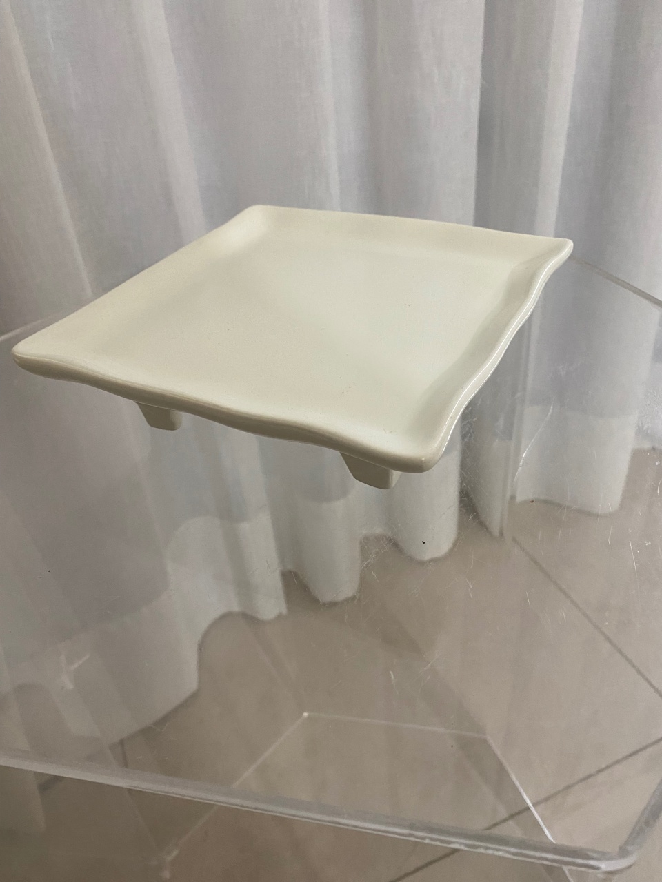Bandeja Baixa Branca  - Balões decor