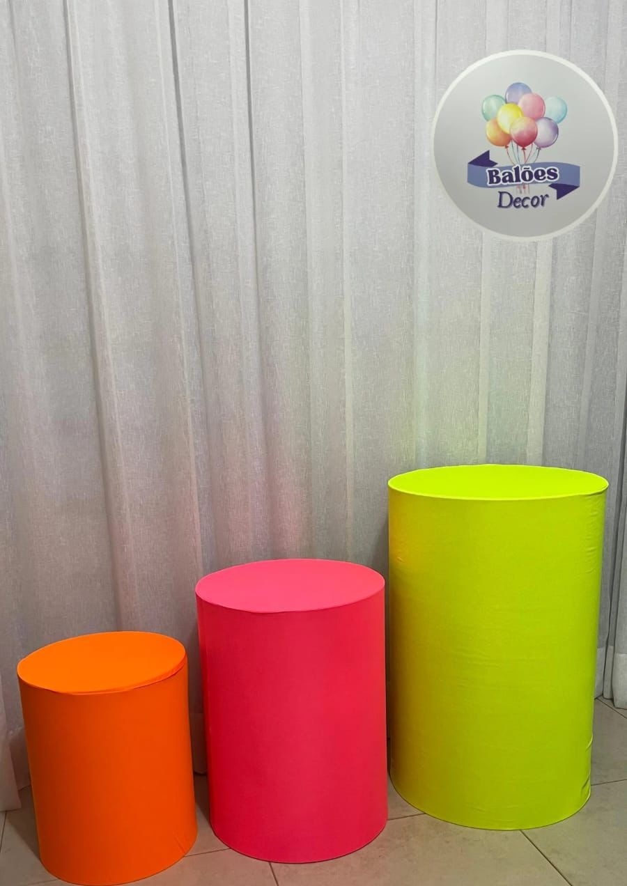 Trio de Capas Neon - Balões decor