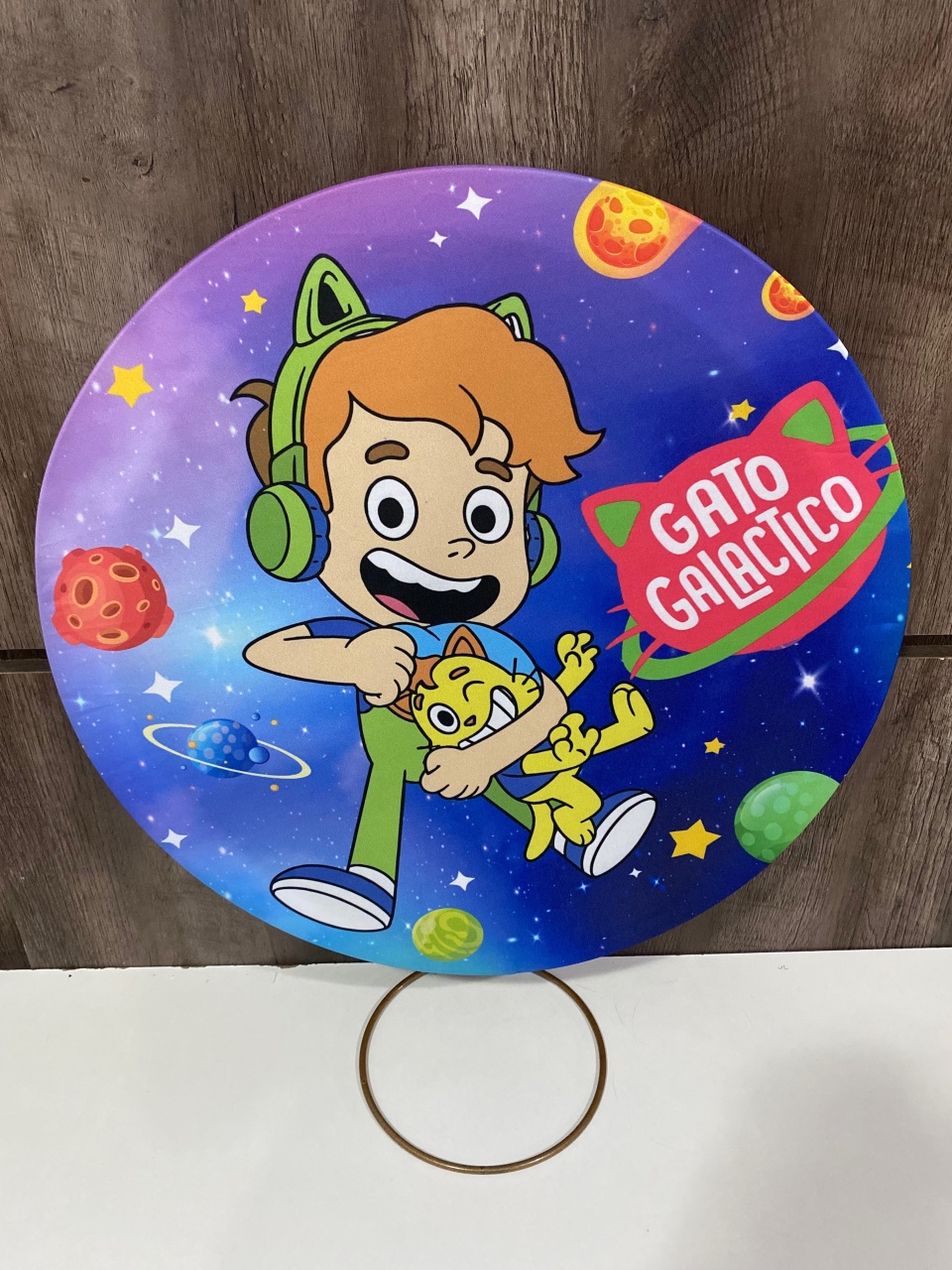 Painel Gato Galactico - Balões decor