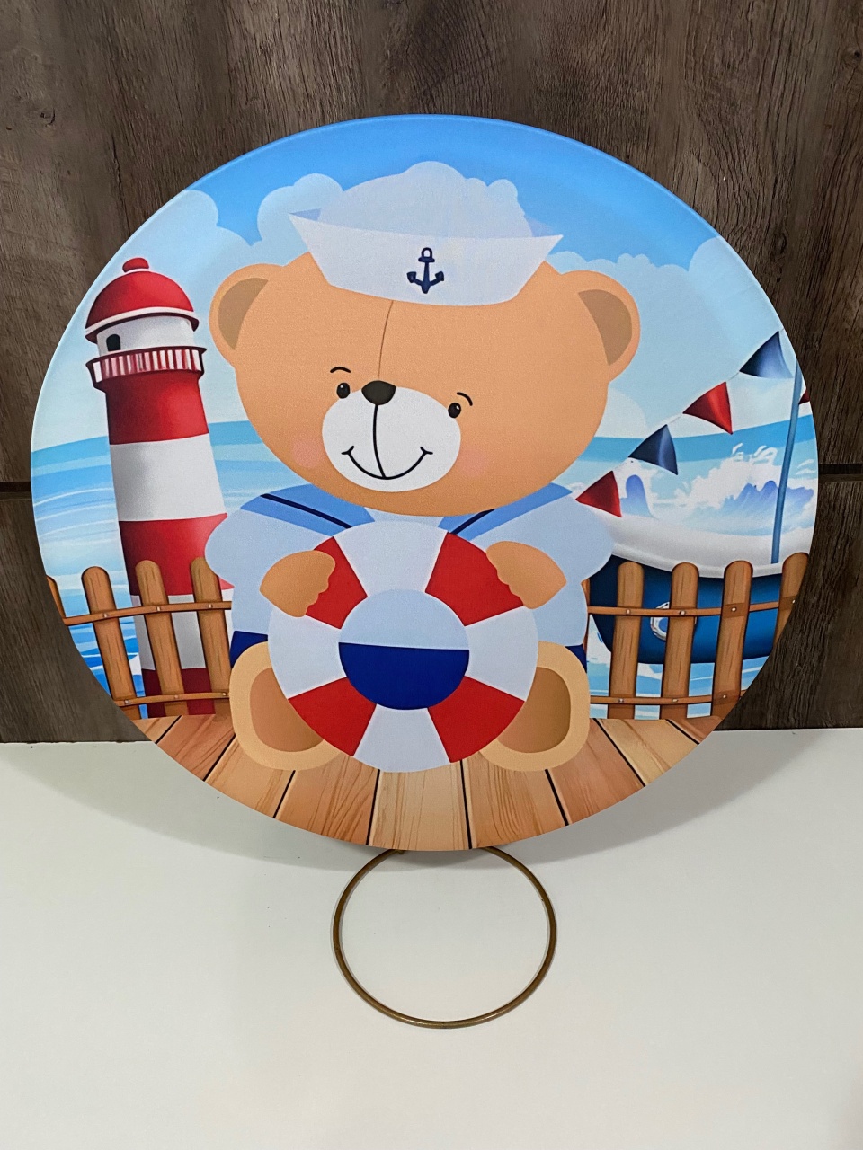 Painel Ursinho Marinheiro - Balões decor