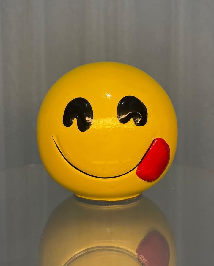 Emoji de Cerâmica - Balões decor