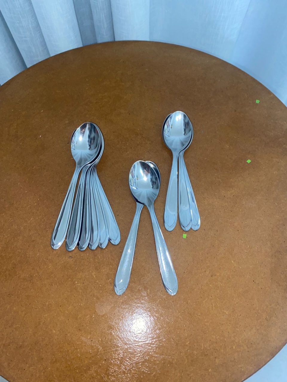 Colher de Chá Aço 10 Colheres - Balões decor