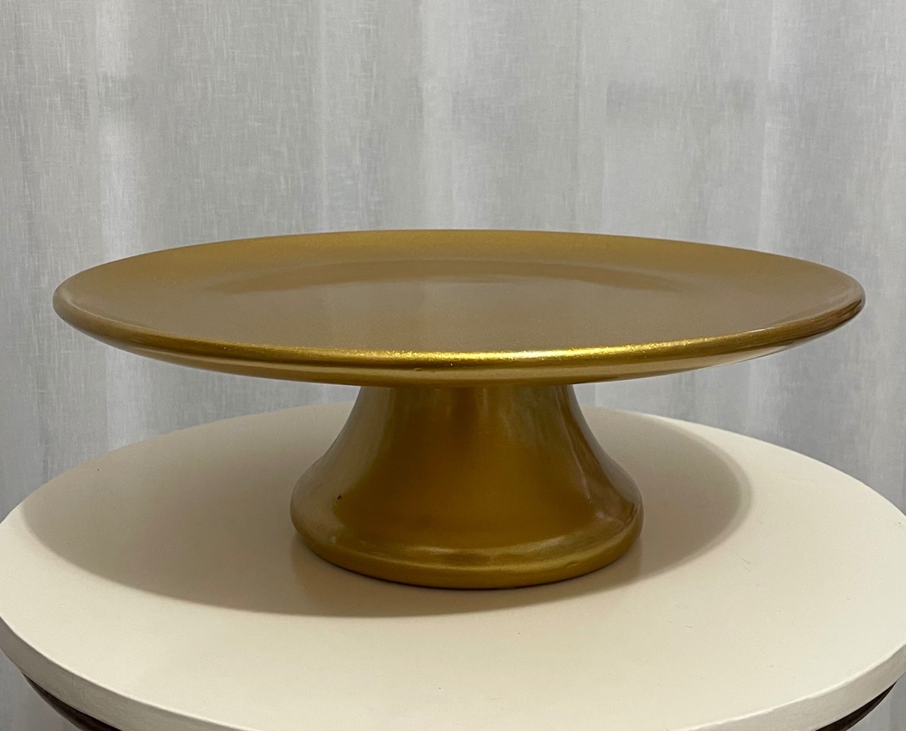 Boleira Baixa de Cêramica Dourada  - Balões decor