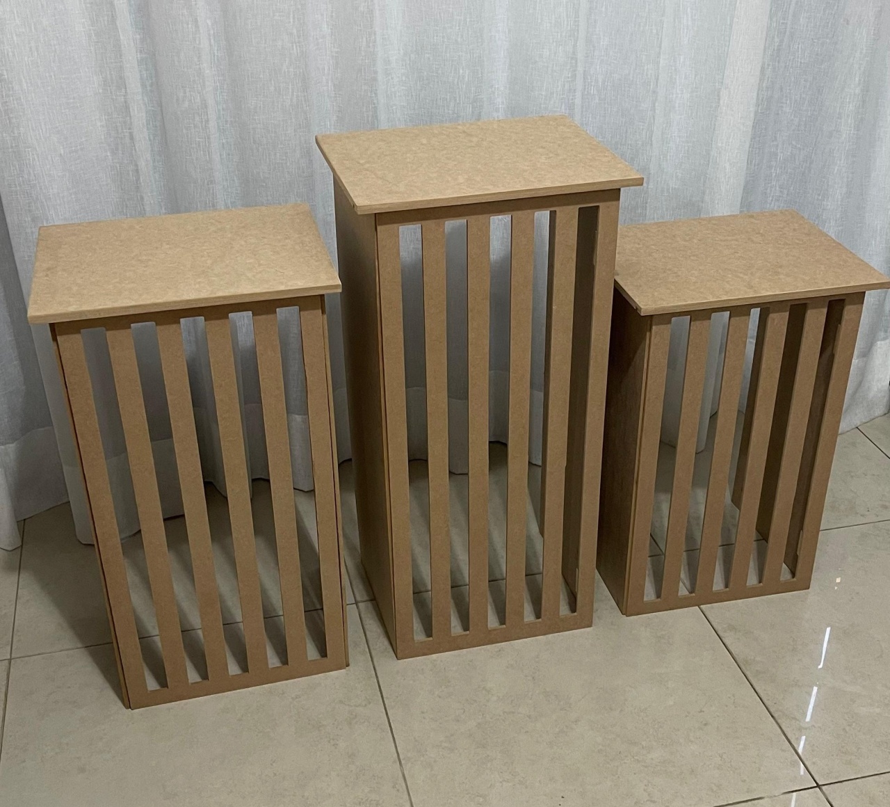 Trio de Mesa Ripada - Balões decor