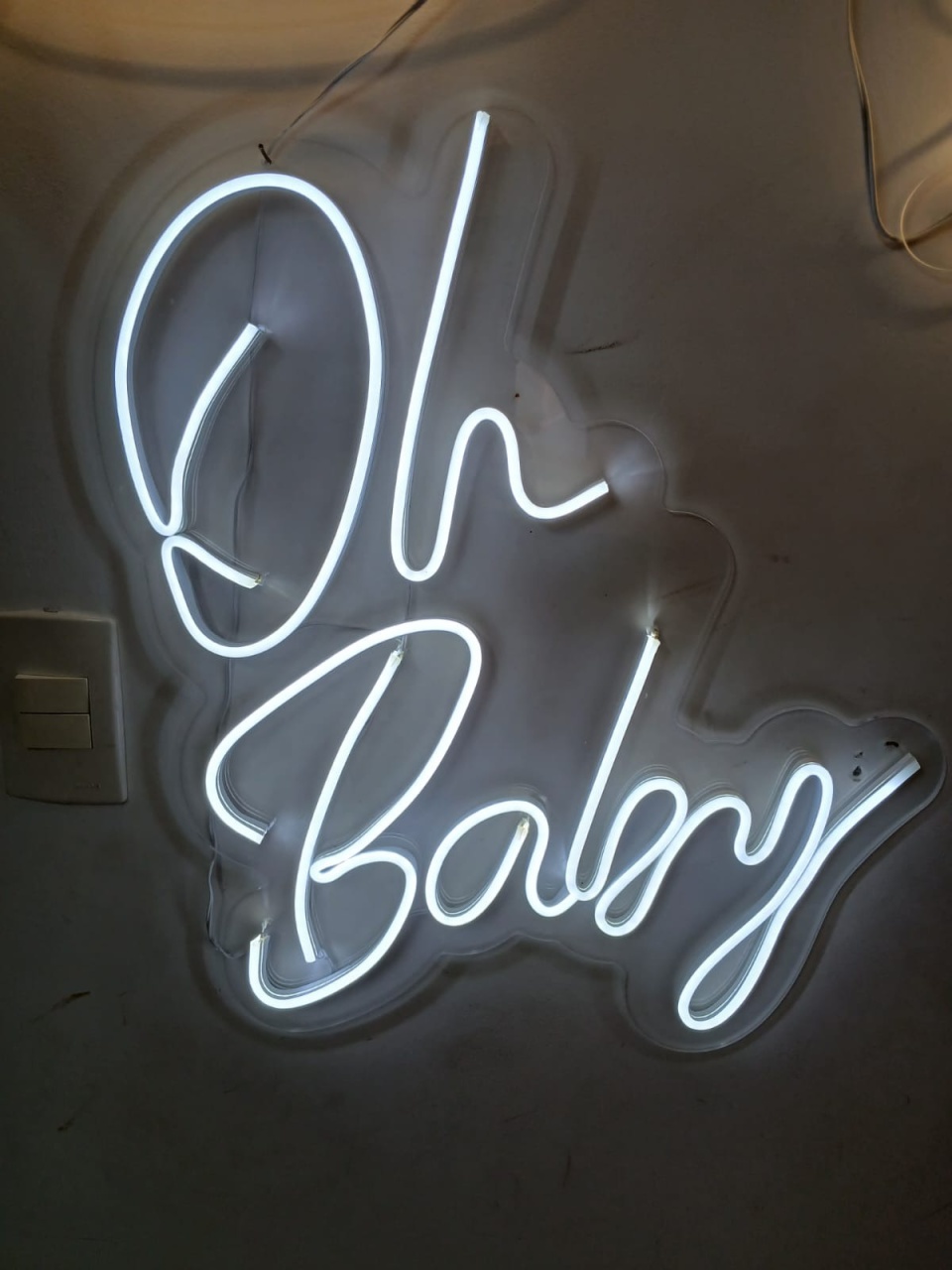 Led Oh Baby - Balões decor